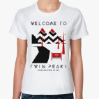 Классическая женская футболка Твин Пикс