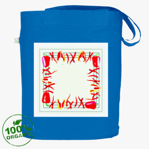 Сумка шоппер горячие и изящные перцы