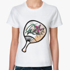 Женская футболка, белая