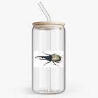 Банка с бамбуковой крышкой