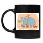 Кружка цветная UV-DTF