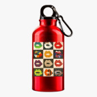 Металлическая бутылка 400 мл UV-DTF