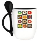 Кружка с ложкой