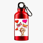 Металлическая бутылка 400 мл UV-DTF