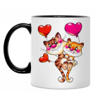 Кружка двухцветная