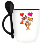 Кружка с ложкой