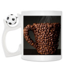 Кружка с футбольным мячиком