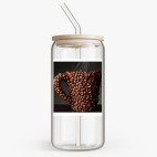 Банка с бамбуковой крышкой