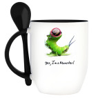 Кружка с ложкой