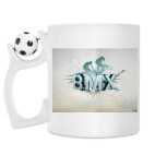 Кружка с футбольным мячиком