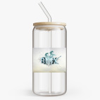 Банка с бамбуковой крышкой