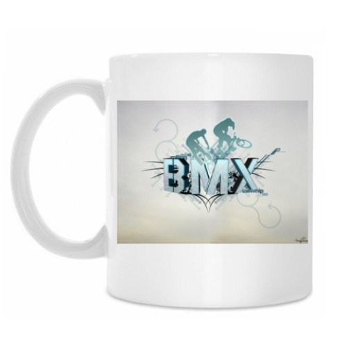 Кружка с принтом Бмх с напитками