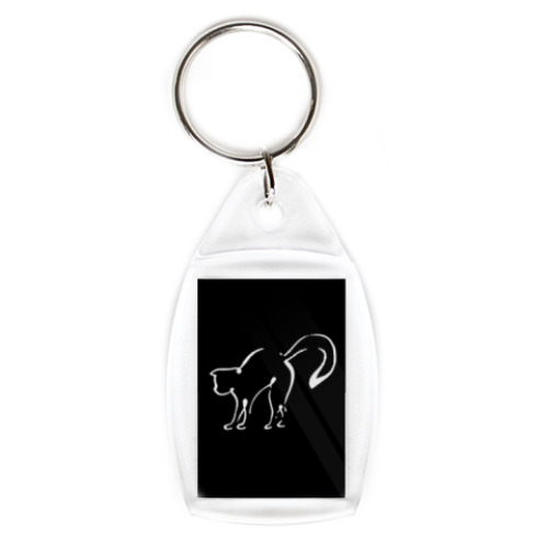 Брелок с принтом  Кошка