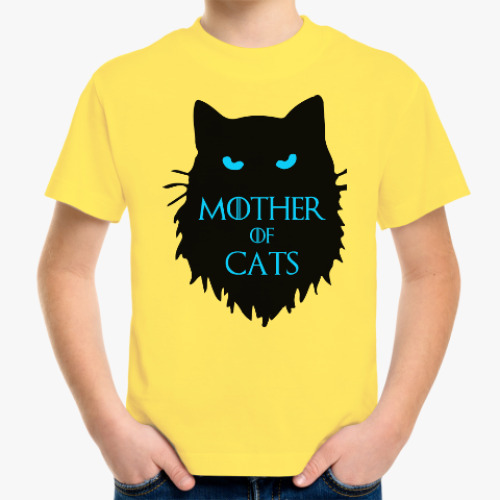 Детская футболка Mother of cats