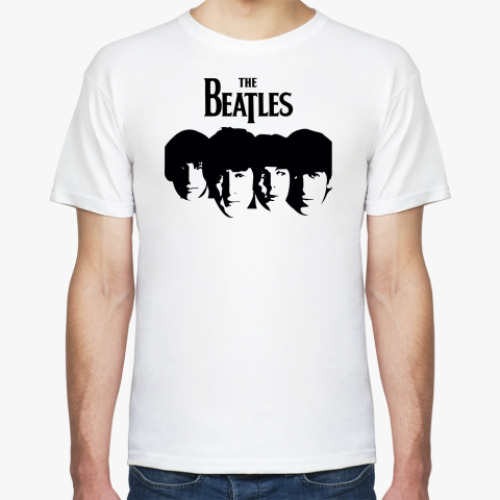 Футболка с принтом Битлы