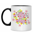 Кружка двухцветная