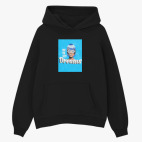 Толстовка худи оверсайз