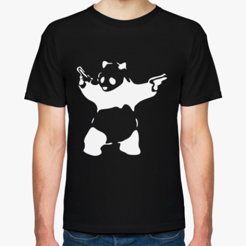 Футболка с принтом Panda Панда Banksy