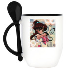 Кружка с ложкой