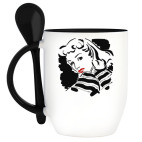 Кружка с ложкой