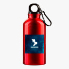 Металлическая бутылка 400 мл UV-DTF