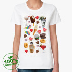 Женская футболка органик