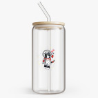 Банка с бамбуковой крышкой