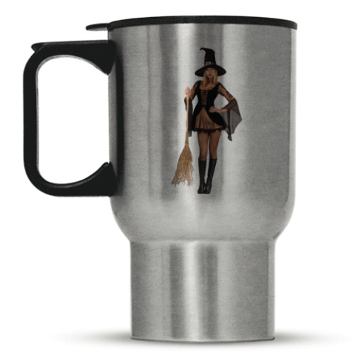 Кружка-термос с принтом Ведьмочка