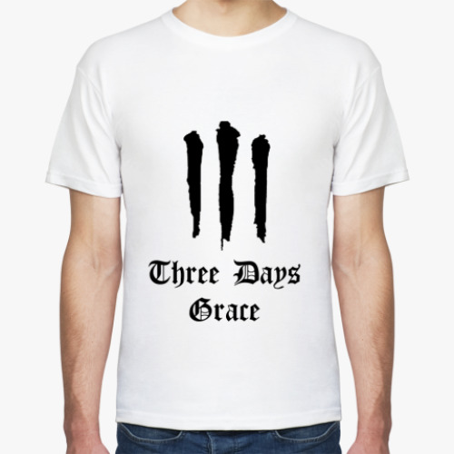 Футболка с принтом Three Days Grace