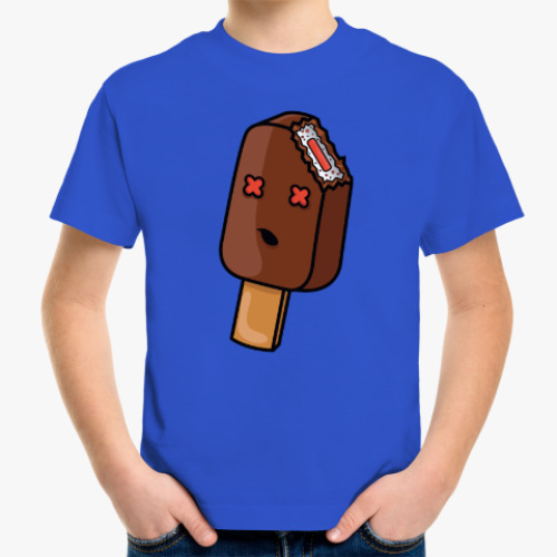Детская футболка с принтом Пломбир