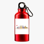 Металлическая бутылка 400 мл UV-DTF