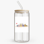 Банка с бамбуковой крышкой