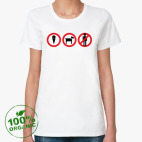 Женская футболка органик