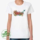 Женская футболка органик