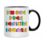 Кружка двухцветная