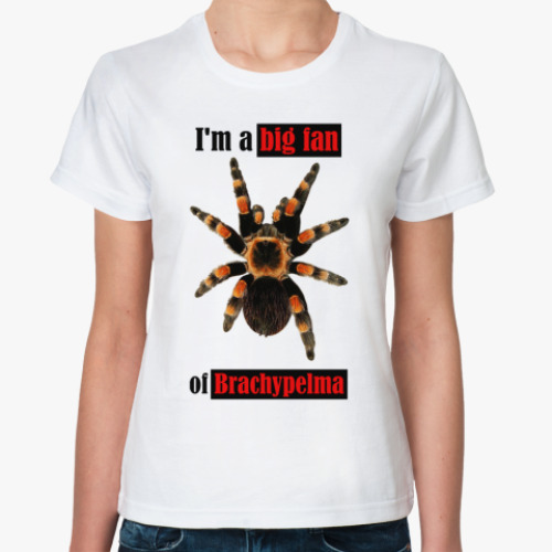 Классическая футболка с принтом Brachys