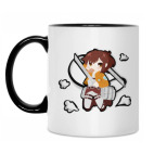 Кружка двухцветная