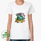 Женская футболка органик