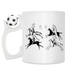 Кружка с футбольным мячиком