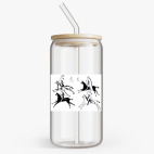 Банка с бамбуковой крышкой