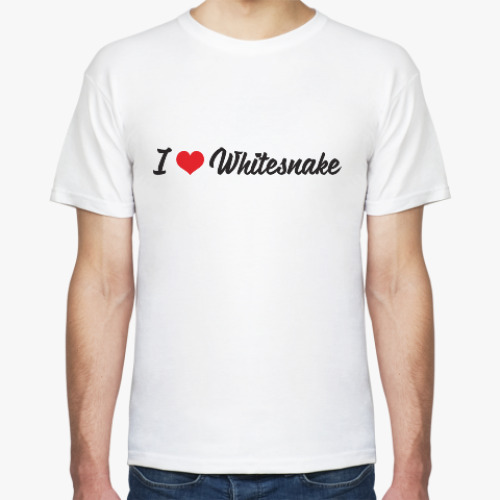 Футболка I love Whitesnake