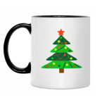 Кружка двухцветная