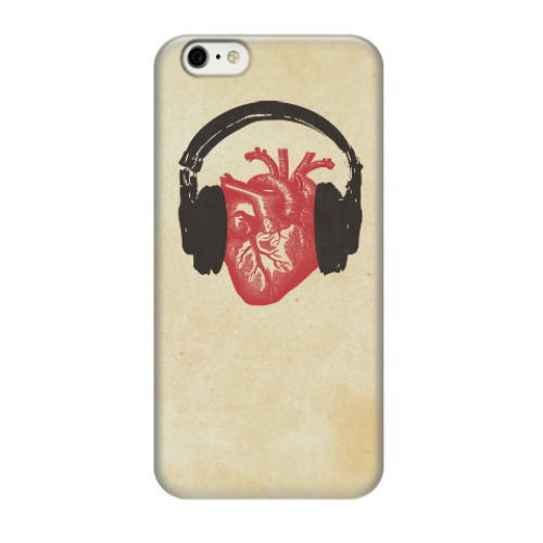 Чехол для iPhone 6/6s Love Music