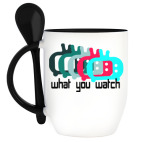 Кружка с ложкой