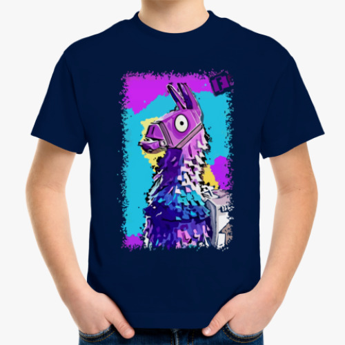 Детская футболка с принтом Fortnite