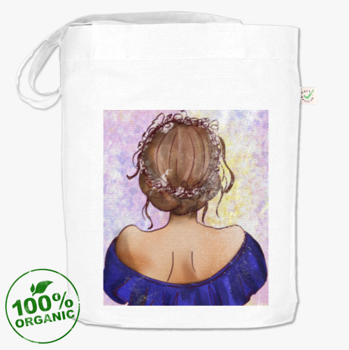 Сумка шоппер с принтом Романтик