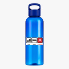 Прозрачная спортивная бутылка