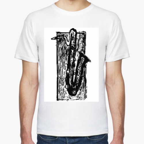 Футболка с принтом Саксофон Morphine