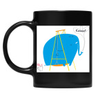 Кружка цветная UV-DTF