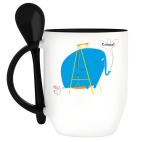 Кружка с ложкой